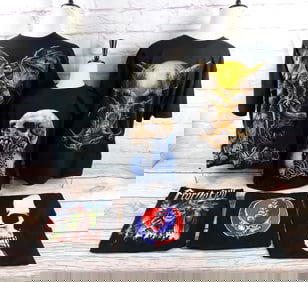 Lot of 6 Skull Related T-Shirts