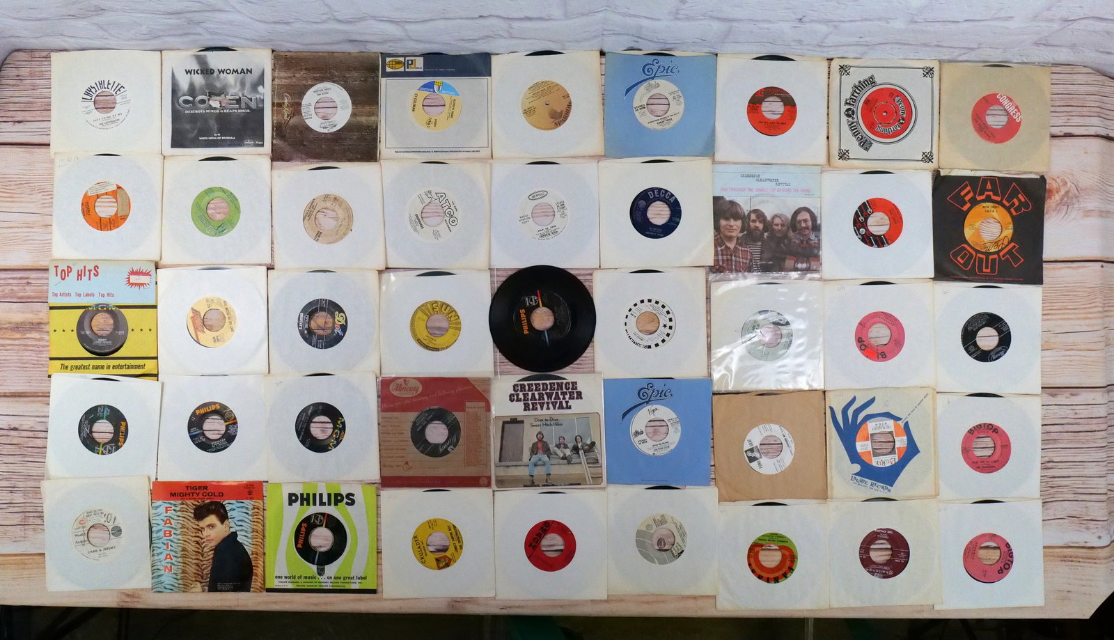 Lot of Various 45's (1 of 12)