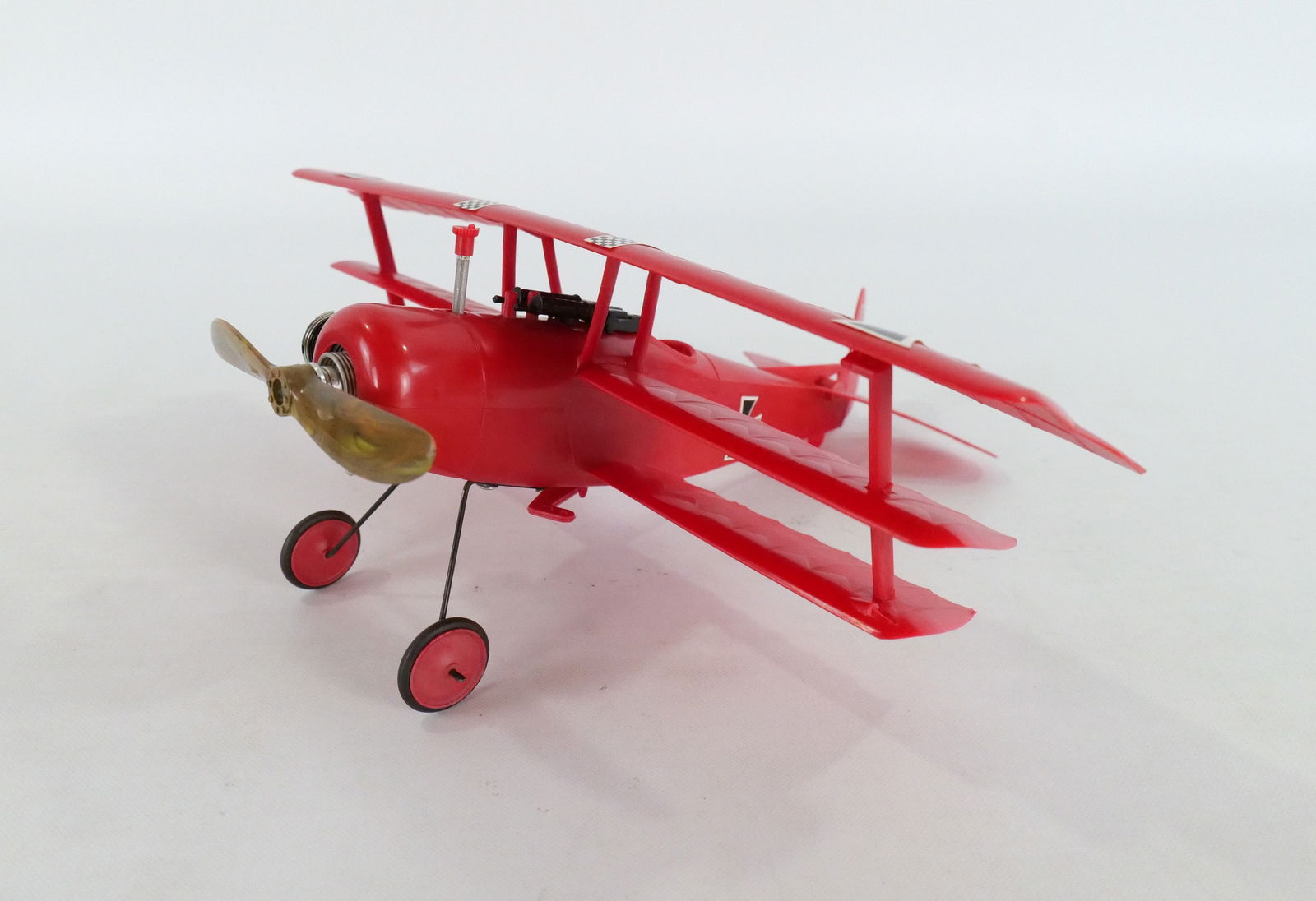 Cox Fokker Motorized Triplane: Cox Fokker Triplane - Red Baron Tether Gas Motor Control Line Airplane. Plane is in new condition - Not in original box. Comes with sealed handle and control line. All invoices must be paid within 24