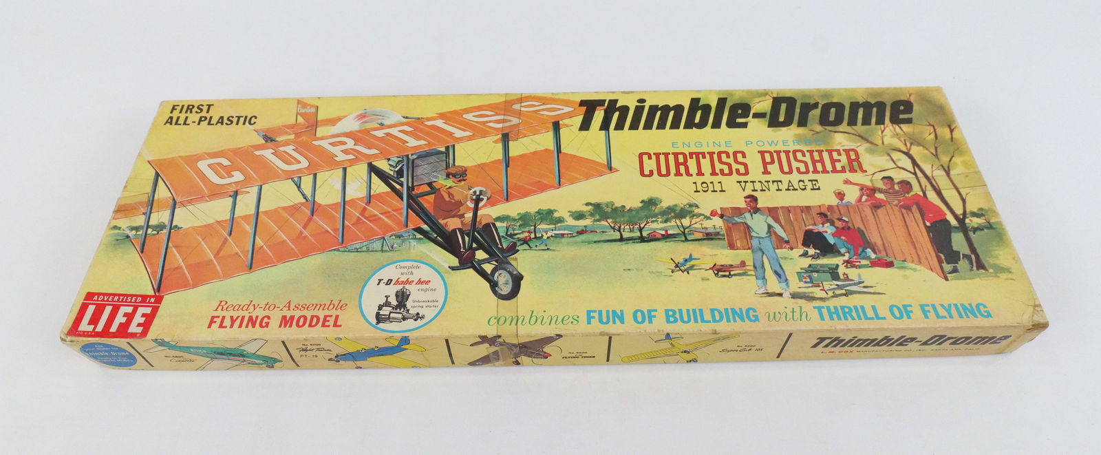 Cox Thimble-Drome Engine Powered Curtiss Pusher 1911 Vintage (1 of 10)