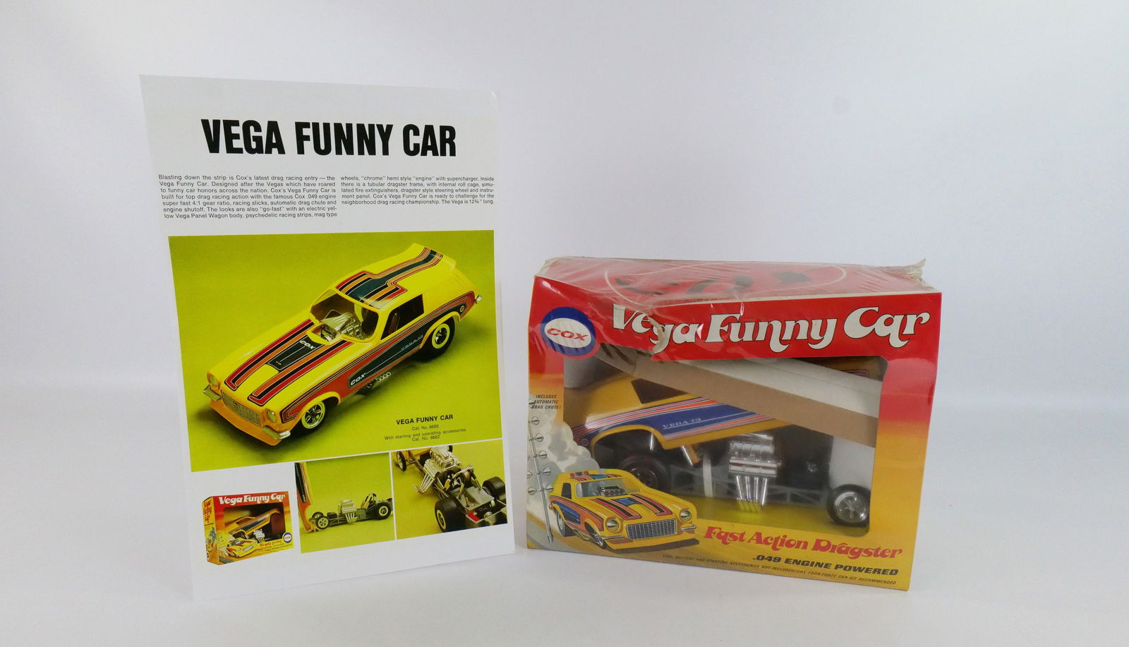 Cox Vega Funny Car Gas Powered Fast Action Dragster (1 of 9)