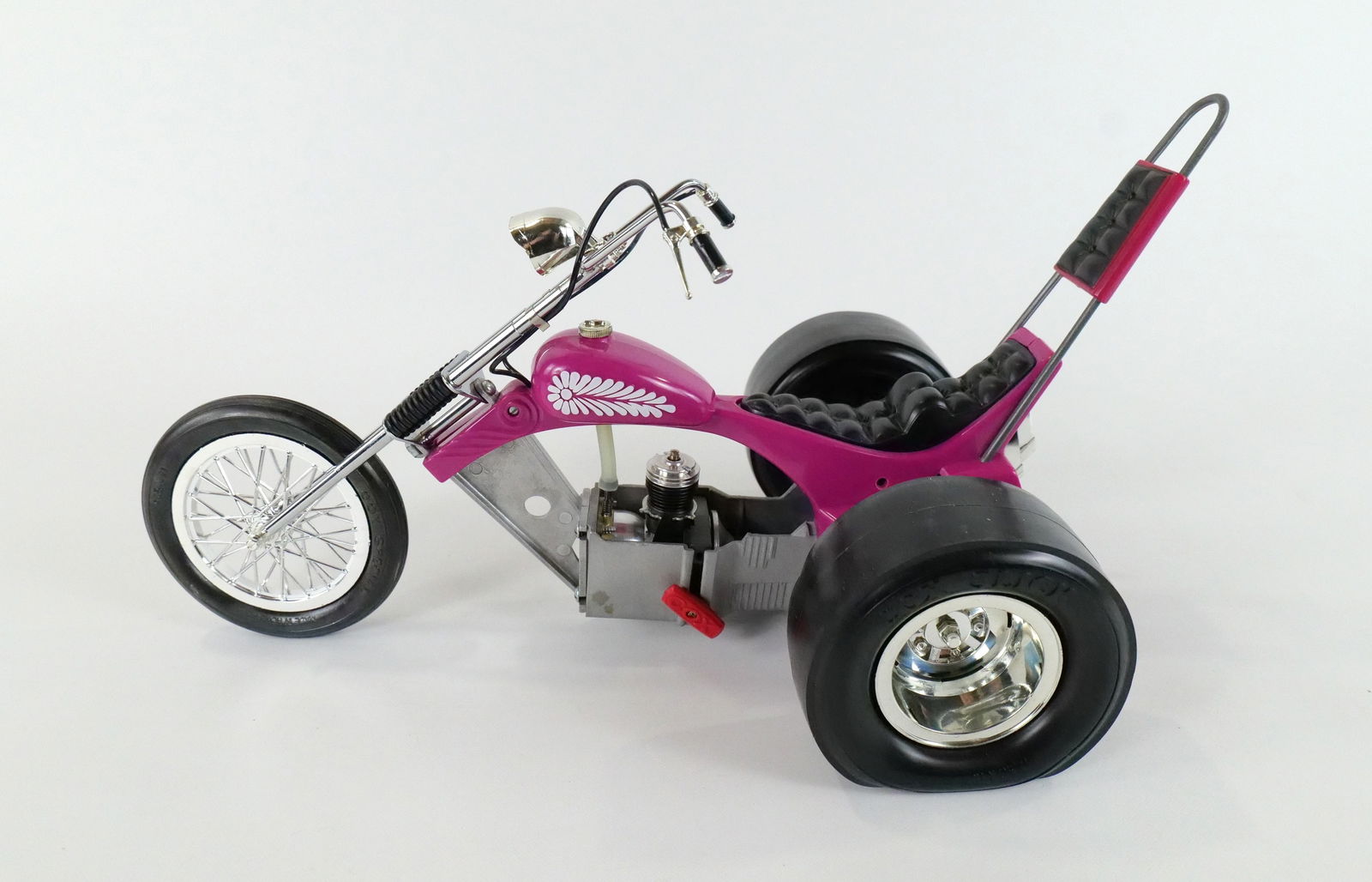Cox Gas Powered Sportster Trike Chopper - Pink (1 of 9)