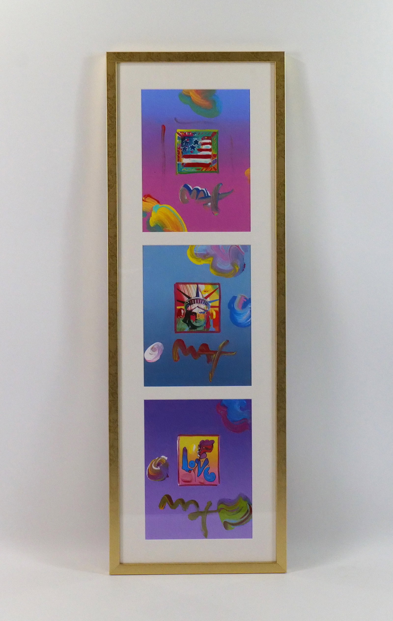 Peter Max Mixed Media Collage (1 of 4)