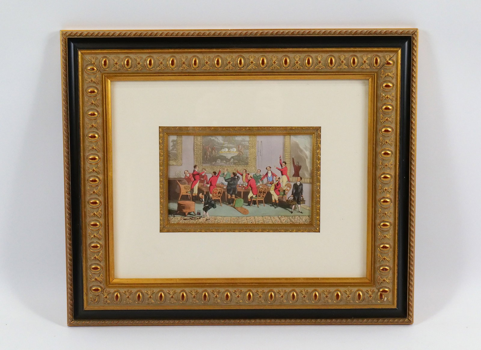 Hand Colored Engraving by Henry Thomas Alken: Hand Colored Engraving by Henry Thomas Alken (1785-1851). Entitled "The Master of Raby Hunt". Comes with Global Fine Art COA. Measures 15" tall x 18" wide. All invoices must be paid within 24 hours of