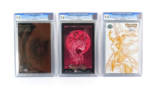 Lot of 3 Soulfire CGC Graded 9.8 Books