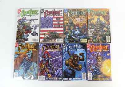 Lot of Creature Commandos 2000 Comics - Issues #1-8