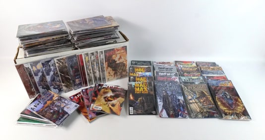 Long Box of Horror Comics