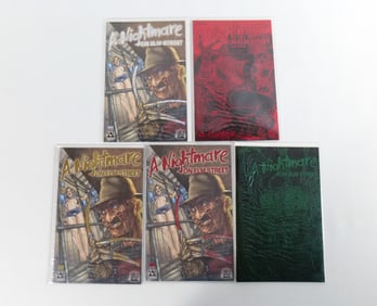 Lot of 5 Nightmare on Elm Street Comics