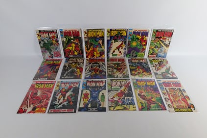 Lot of 18 Silver Age Invincible Iron Man Comics