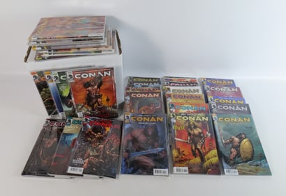 Short Box of Conan Comics