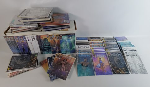 Long Box of Michael Turner's Fathom Comics