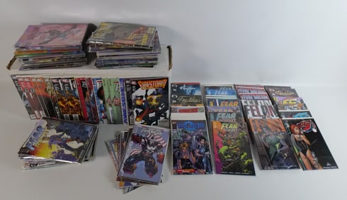 Long Box of "F" Titled Comics