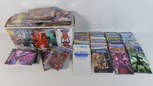 Long Box of He-Man & MOTU Comics