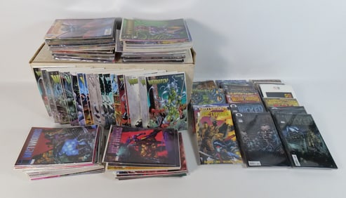 Long Box of Webwitch and Wetworks Comics