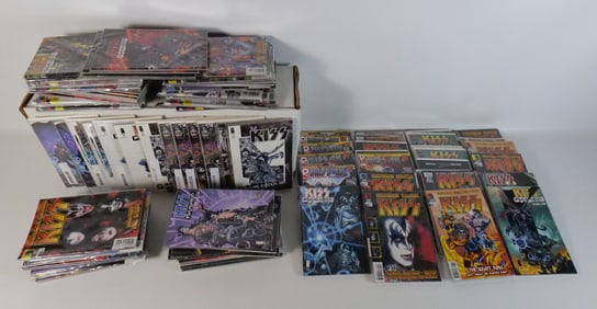 Long Box of KISS Comics