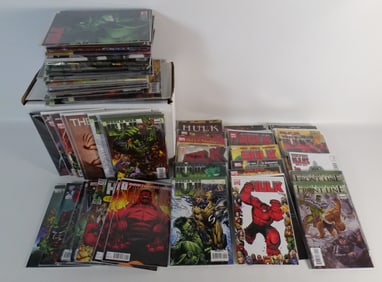 Short Box of Hulk Comics
