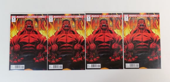 Lot of Marvel's Greatest Comics: Hulk #1 (x4)