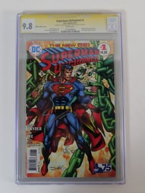 Superman Unchained #1 - 2x Signed