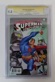 Superman Unchained #1 - 3x Signed