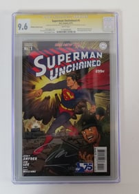Superman Unchained #1 - 3x Signed