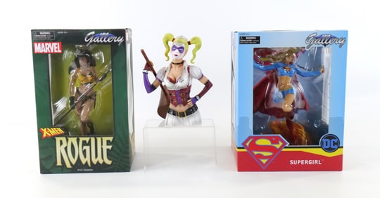 Lot of 3 Comic Related Collectible Figures