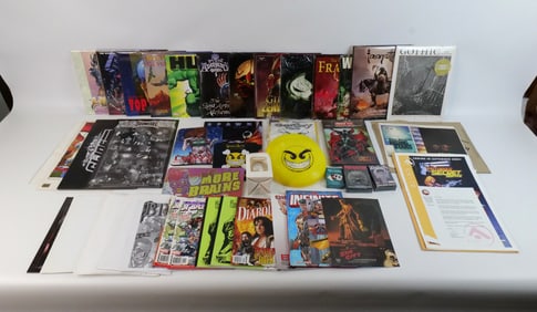 Large Lot of Comic Related Collectibles