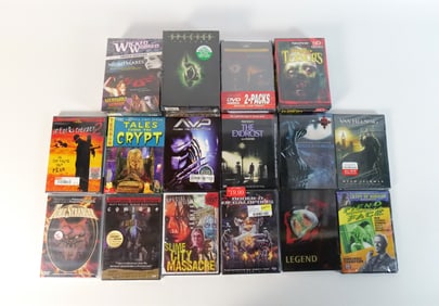 Lot of Mostly Sealed Horror and Sci-Fi Related DVD's