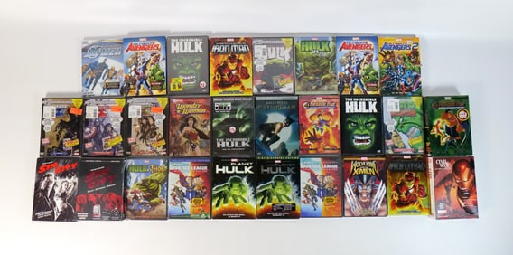 Lot of Comic Related Mostly Sealed DVD's