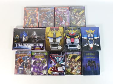 Lot of Sealed Transformers and Voltron DVD's