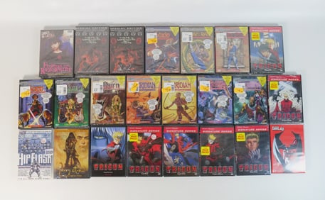 Lot of Mostly Sealed Comic and Japanese Anime DVD's