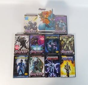 Lot of Mostly Sealed Guyver DVD's