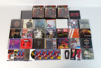 Lot of CD's and Wallet CD Holders