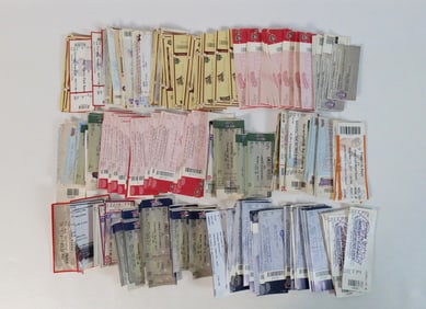 Large Lot of Modern Ticket Stubs