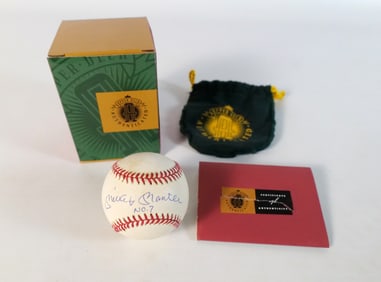 Mickey Mantle #7 Autographed Baseball