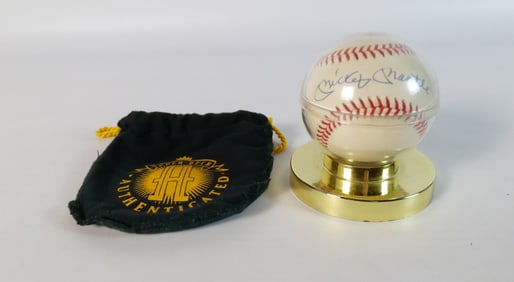 Mickey Mantle Autograph Baseball