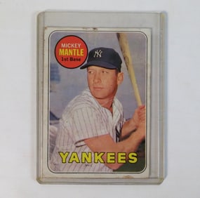 Mickey Mantle 1969 Topps #500 Baseball Card