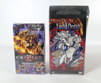 Lot of 2 Sealed Comic Related Trading Card Boxes