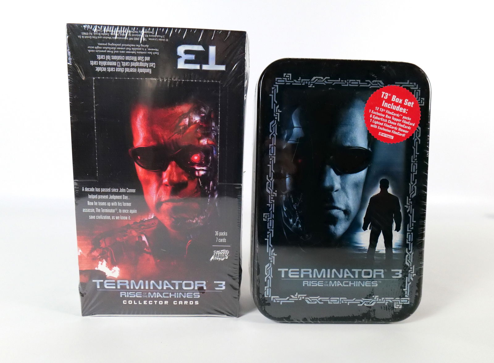 Lot of 2 Terminator 3 Sealed Trading Card Boxes (1 of 13)
