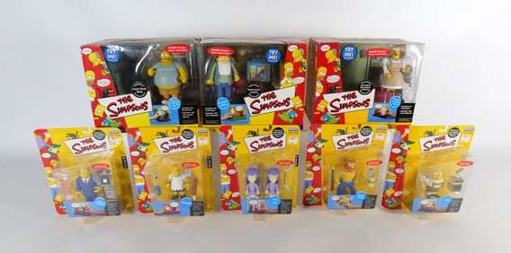 Lot of Playmates Simpsons Toys