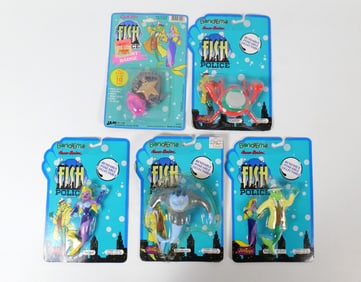 Lot of 5 Fish Police Bend Ems