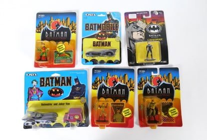 Lot of 6 Ertl Batman Diecast Collectibles