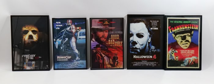 Lot of 5 Framed Posters/Promos