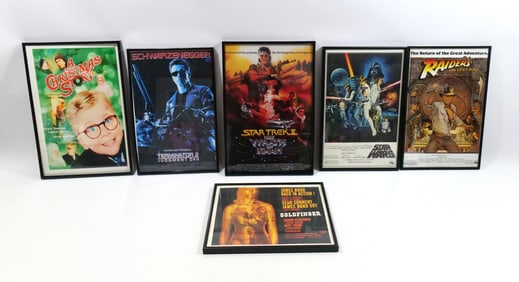 Lot of 6 Framed Posters/Promos/Prints