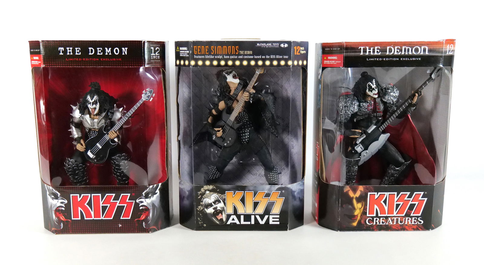 Lot of 3 McFarlane KISS 12" Action Figures (1 of 14)