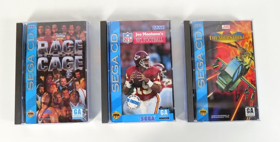 Lot of 3 Sega CD Video Games