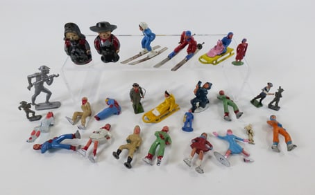 Lot of Vintage Cast Metal Figures