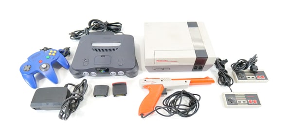 Lot of Video Game Systems