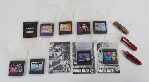 Lot of Sega Game Gear Games