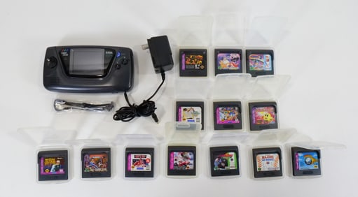 Sega Game Gear with 13 Games