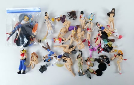 Lot of Anime Miniature Hentai Figures